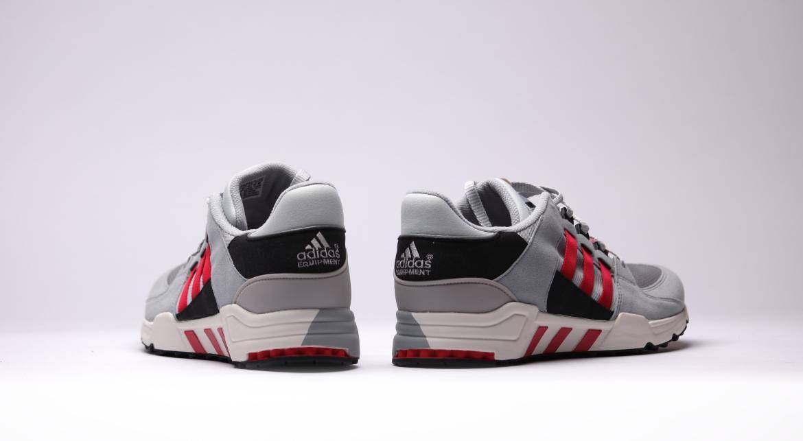 Adidas eqt running support 2025 93 chalk white/core black/scarlet